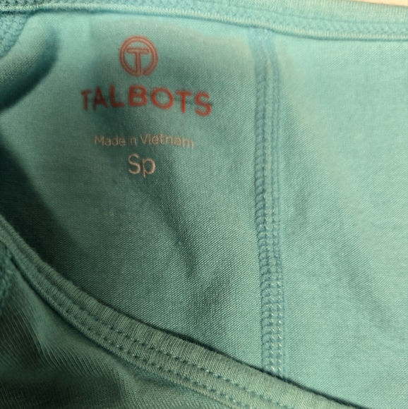 Talbots Blue Short Sleeve Tee Small Petite - Picture 3 of 5